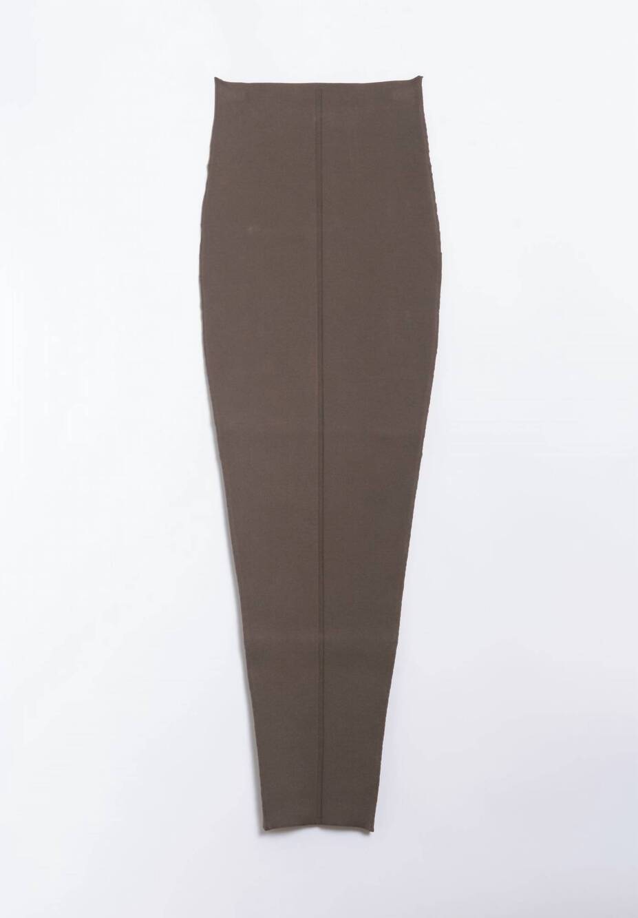 NEW RICK OWENS women's pillar skirt in dust